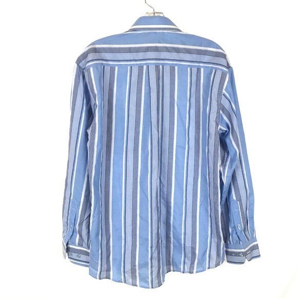 😀 3 for $20 NWT Gazoz Striped Button Front Shirt - Picture 2 of 2